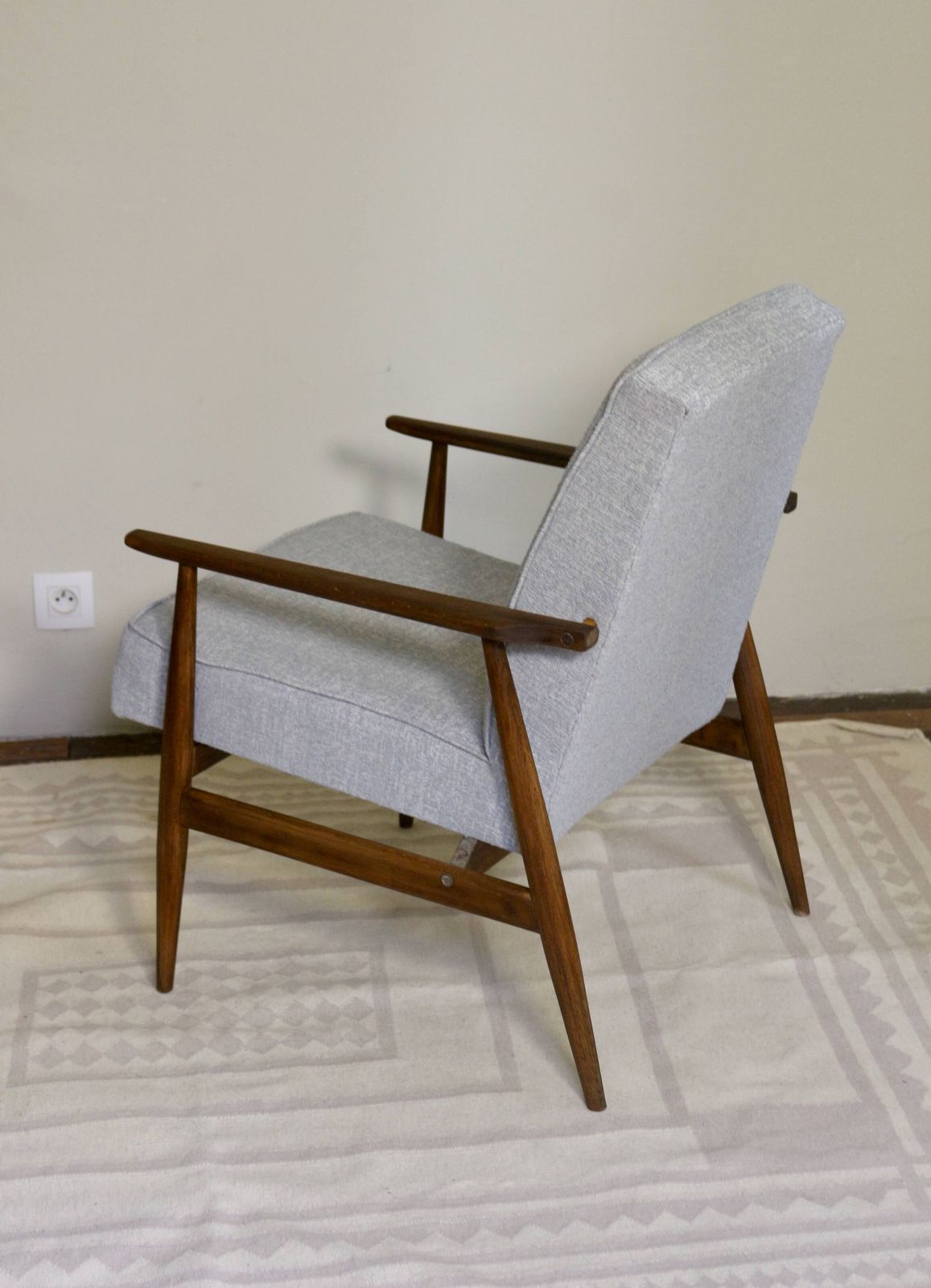 Henryk Lis 300 190 Armchair From The 70s In Bouclette Fabric Ref: Franky photo 516.0