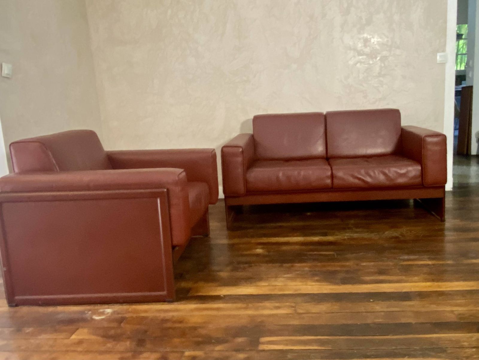 Korium Km 3/1 2 Seater Sofa And Armchair Set By Tito Agnoli For Ma photo Furniture
