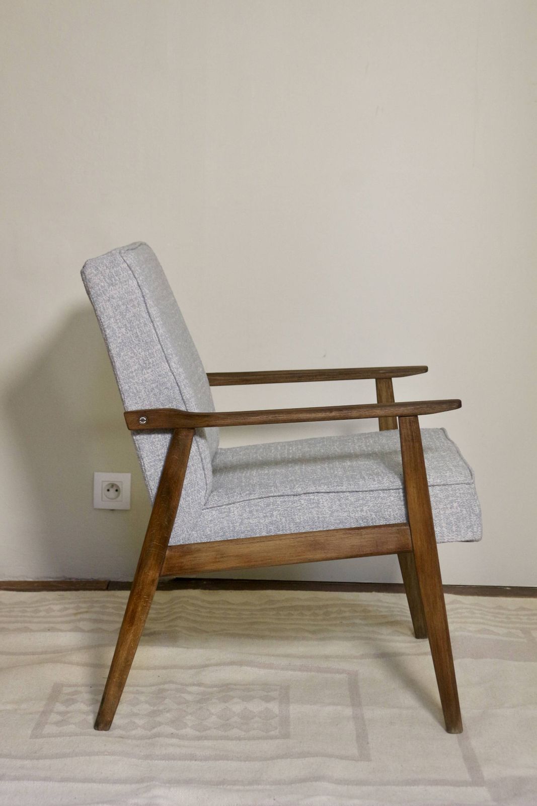 Henryk Lis 300 190 Armchair From The 70s In Bouclette Fabric Ref: Carmen photo Furniture
