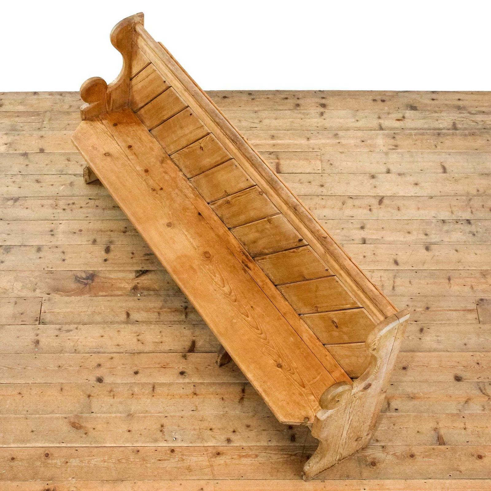 Antique 19th Century Stripped Pine Pew | Antique Pine Bench | Bench For Entryway | Hallway Furniture | Antique Furniture photo 550.0