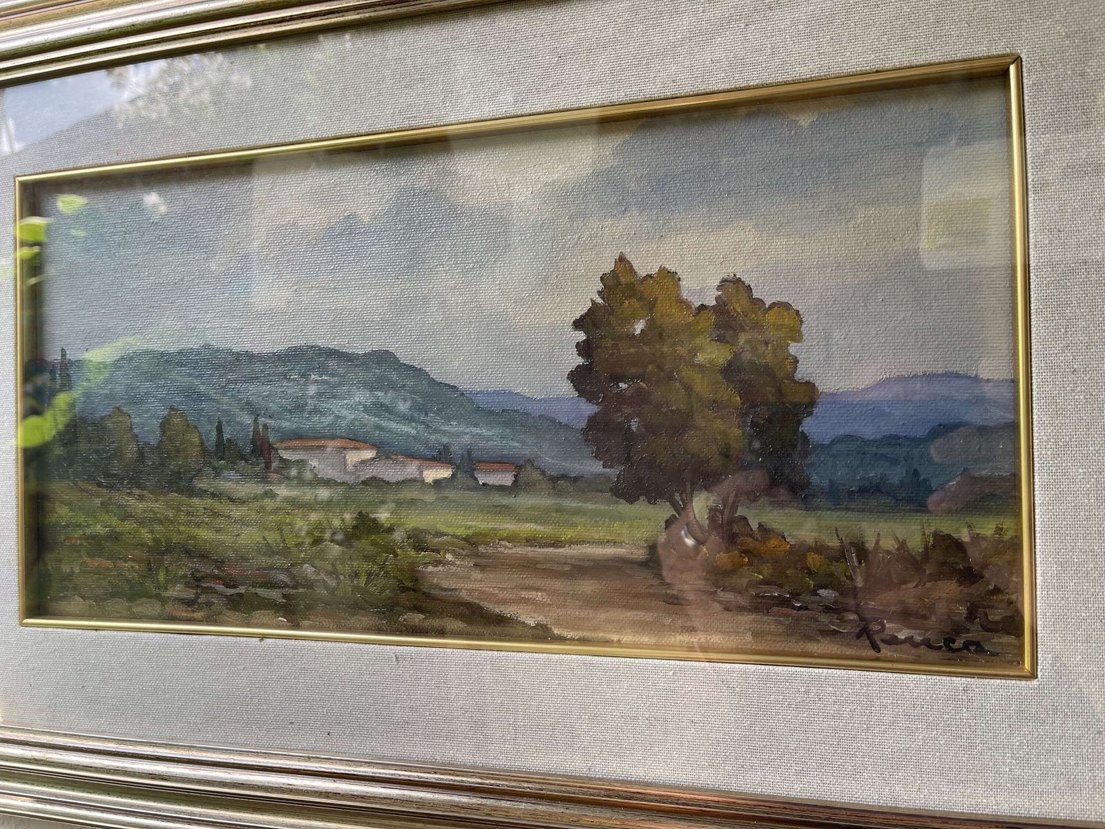 Italian Landscape Oil Painting By Renato Cappelli photo for sale