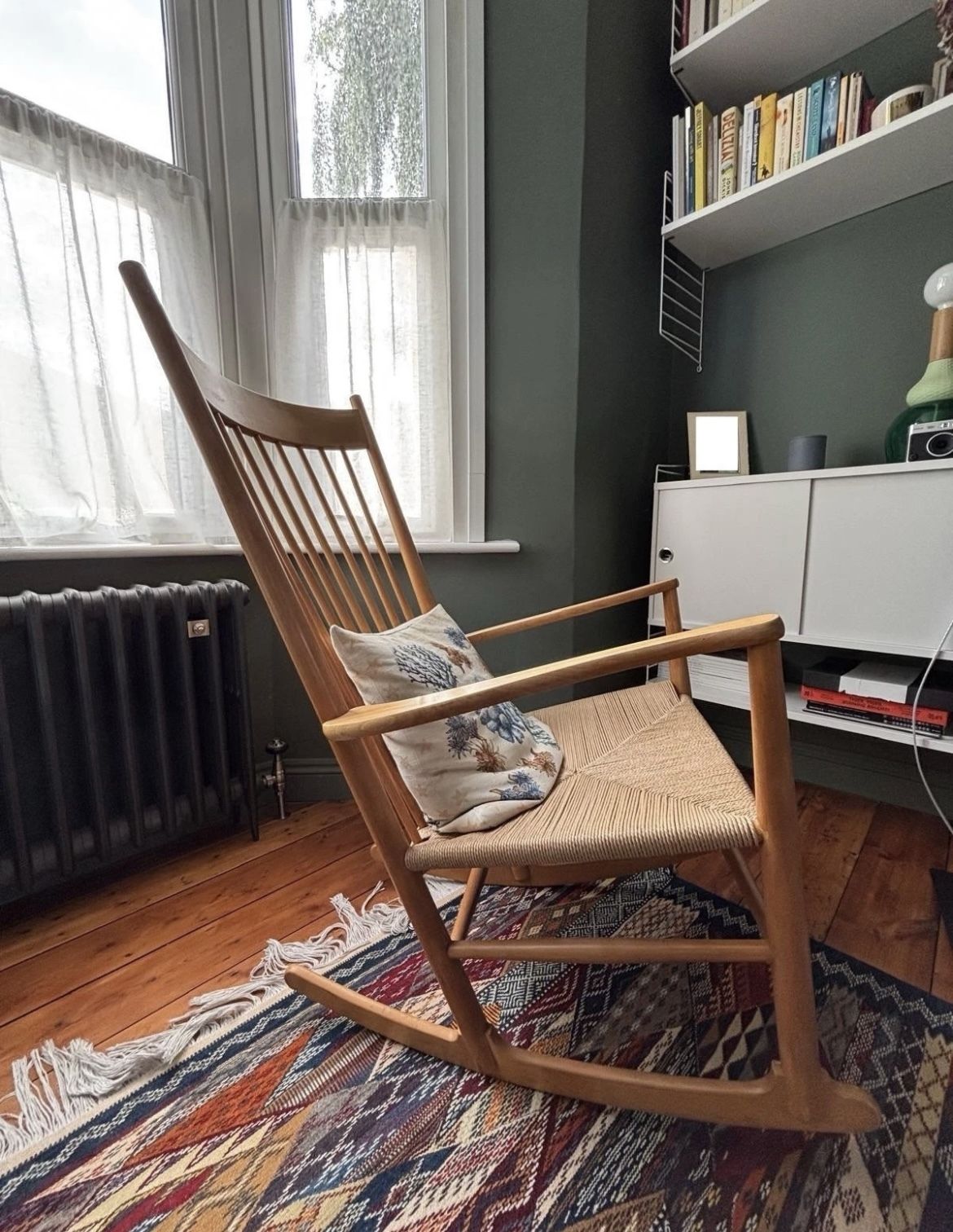 Hans Wegner J16 Rocking Chair Danish Mid Century Modern photo furniture