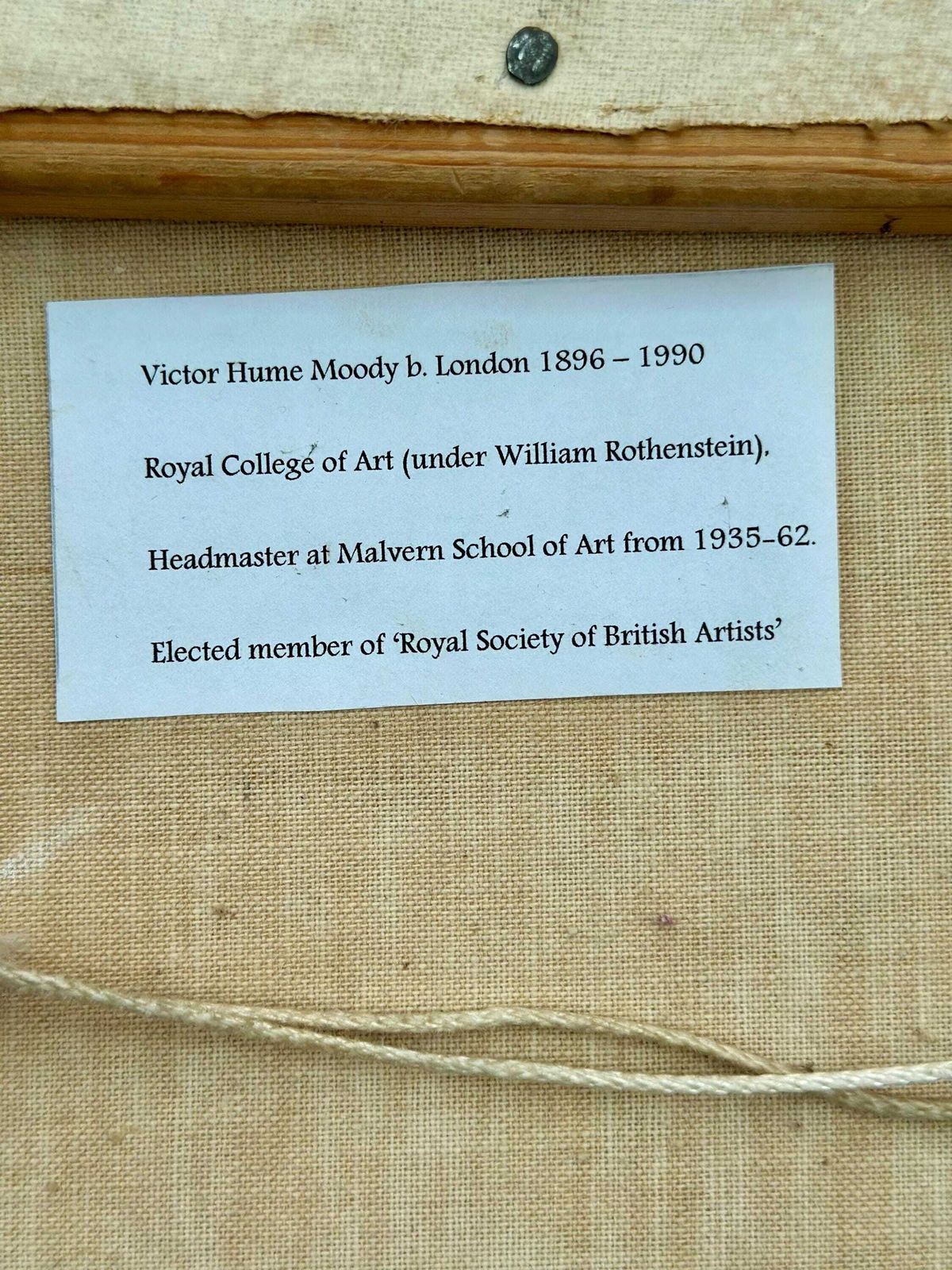 Victor Hume Moody 1896 1990 Modern British Head Study Of Woman Circa 1930s photo 675.0