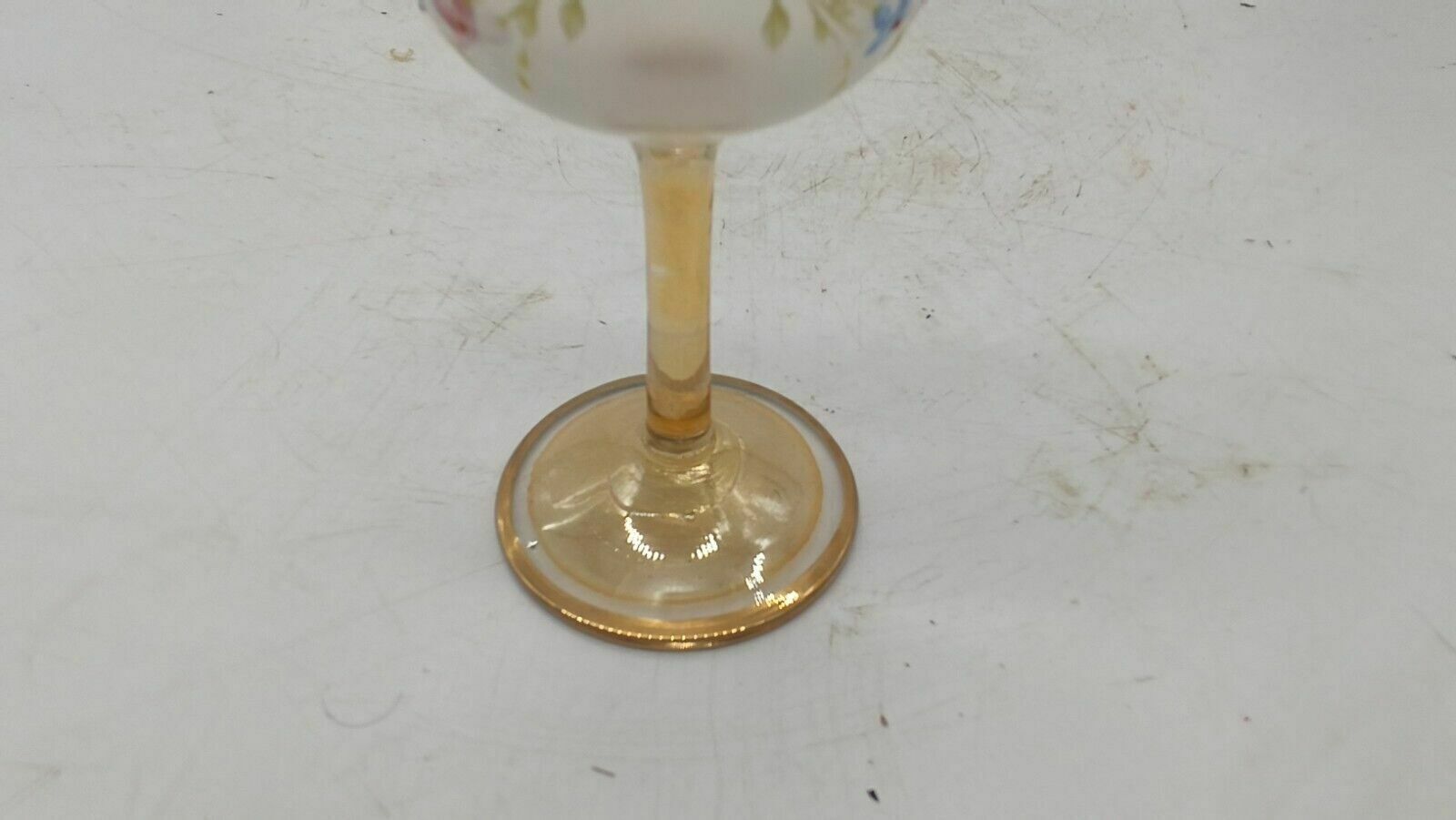 Antique Glass Liqueur Bottle With Decorated Glasses Italy 19th Century photo buy
