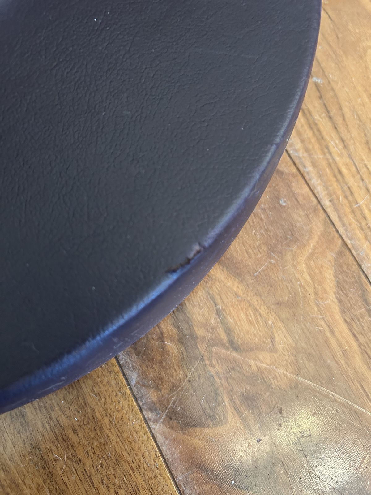 Pair Of Round Glass Coffee/Side Tables photo vinterior