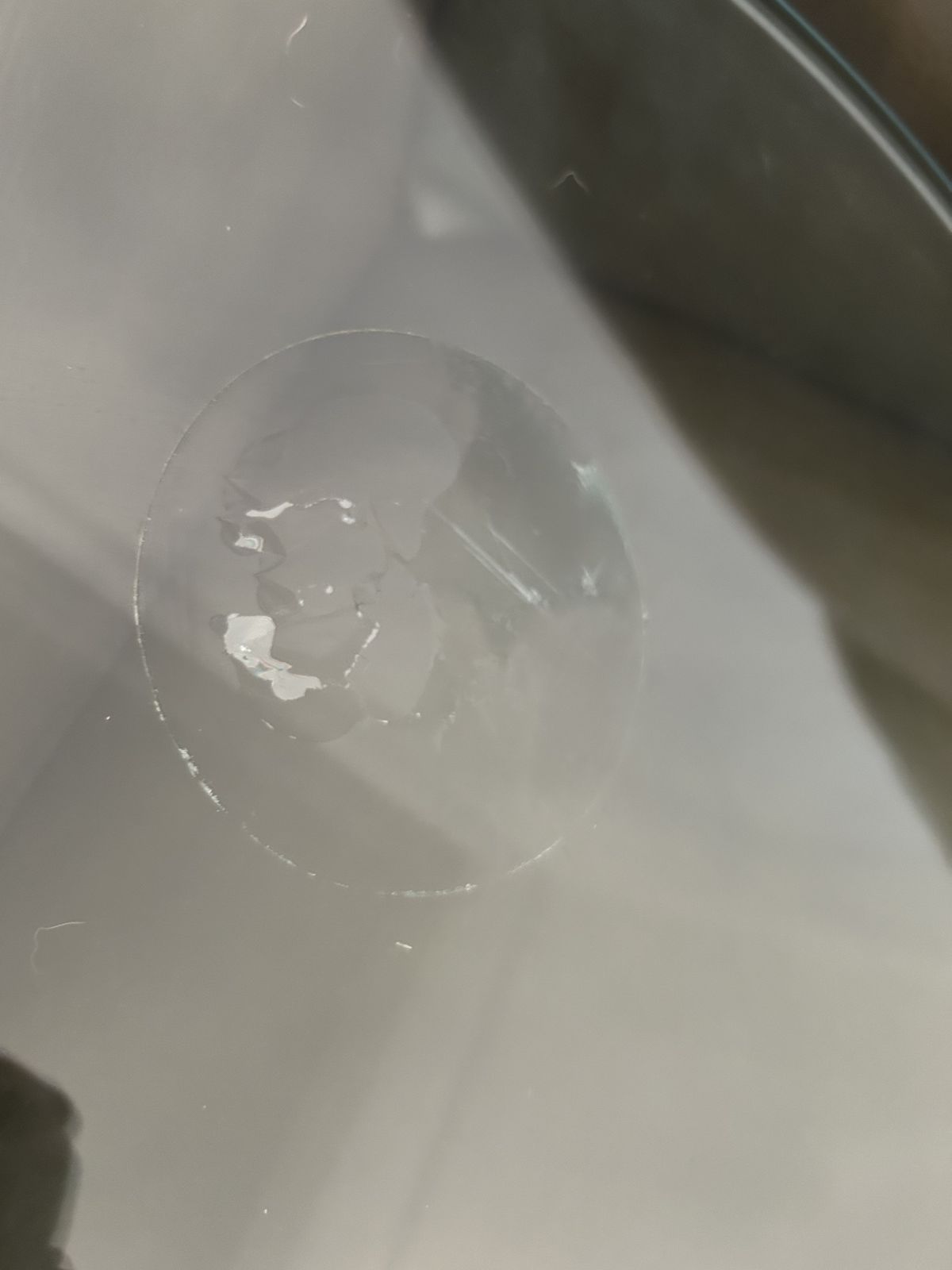 Pair Of Round Glass Coffee/Side Tables photo buy