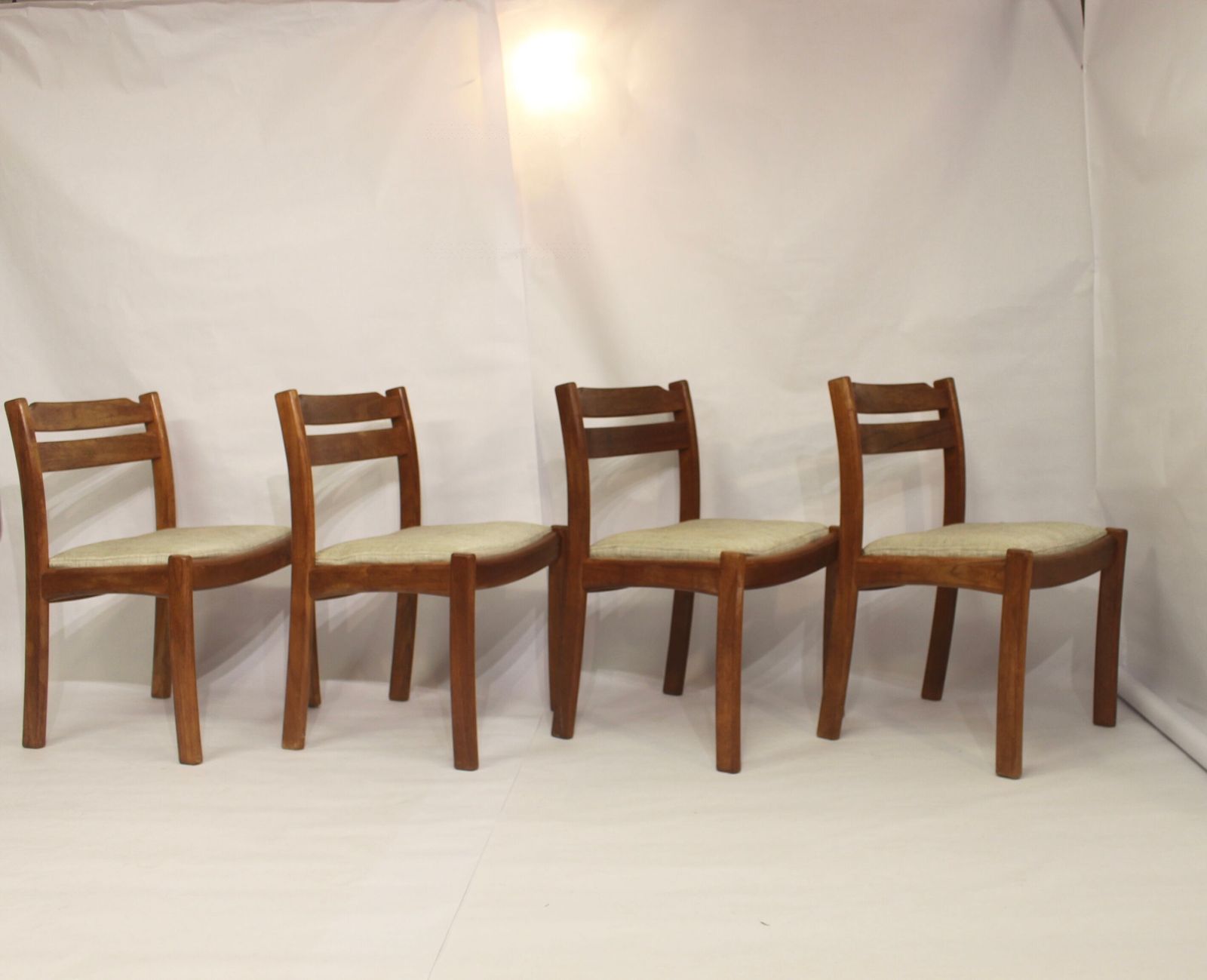 Set Of 4 Dyrlund Chairs From The 60s In Teak photo 679.0