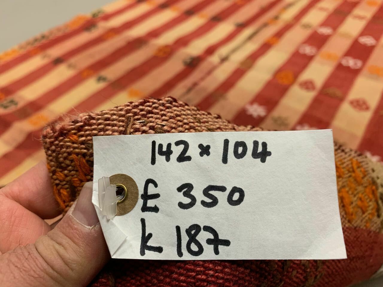 Textiles Antique Turkish Moroccan Kilim Rug 142x104cm Shabby Vintage Wool Kelim  Medium photo