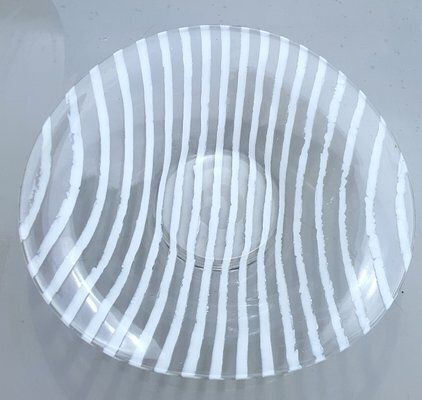 Large Glass Bowl With Zebra Stripes From Peill & Putzler photo furniture