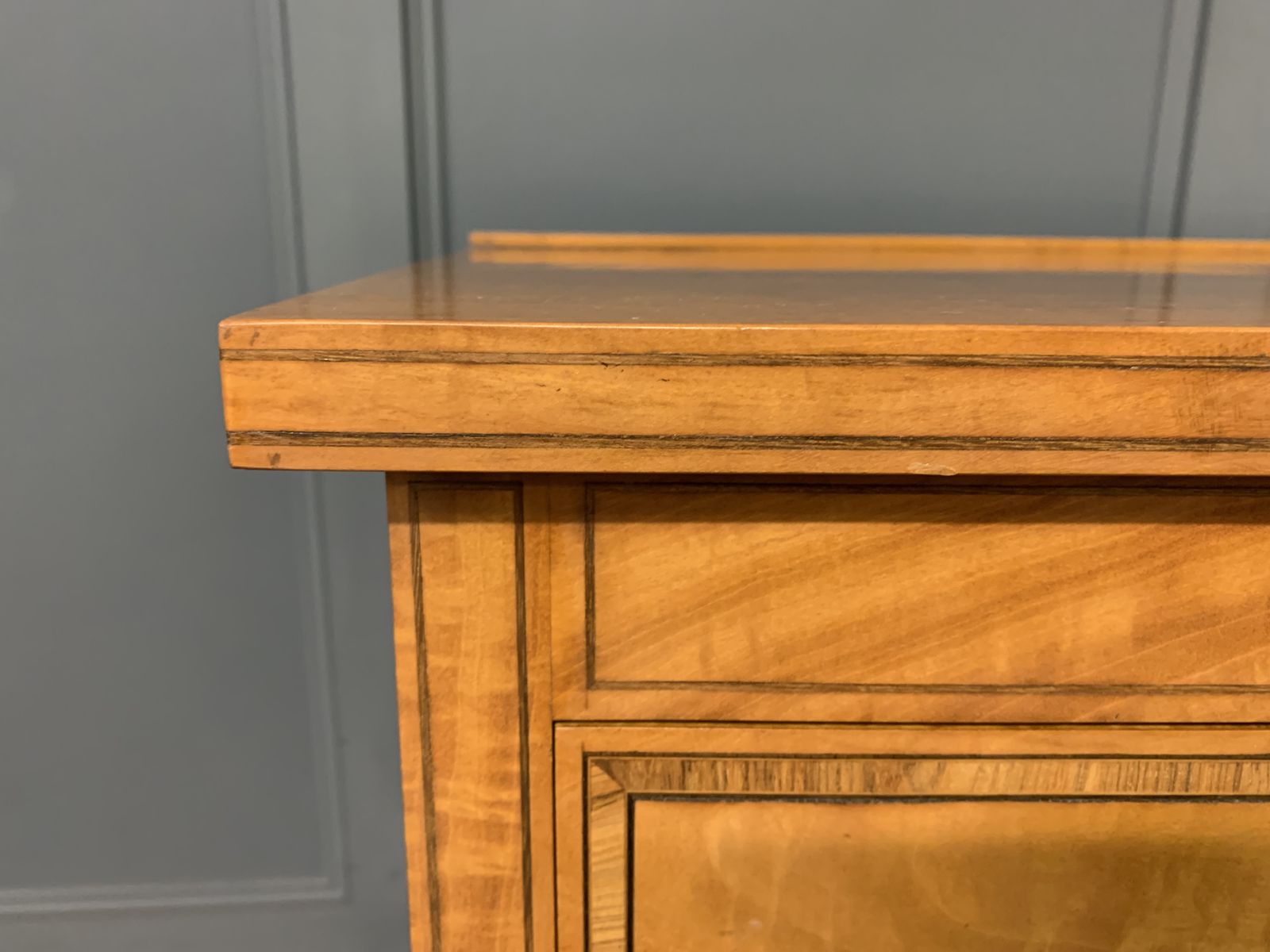 photo for sale Inlaid Satinwood Tallboy, 1900s