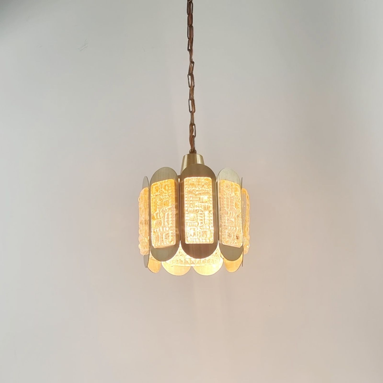 Mid Century Scandinavische Glazen Plafondlamp Van Vitrika, Denemarken, Jaren 1960 photo buy