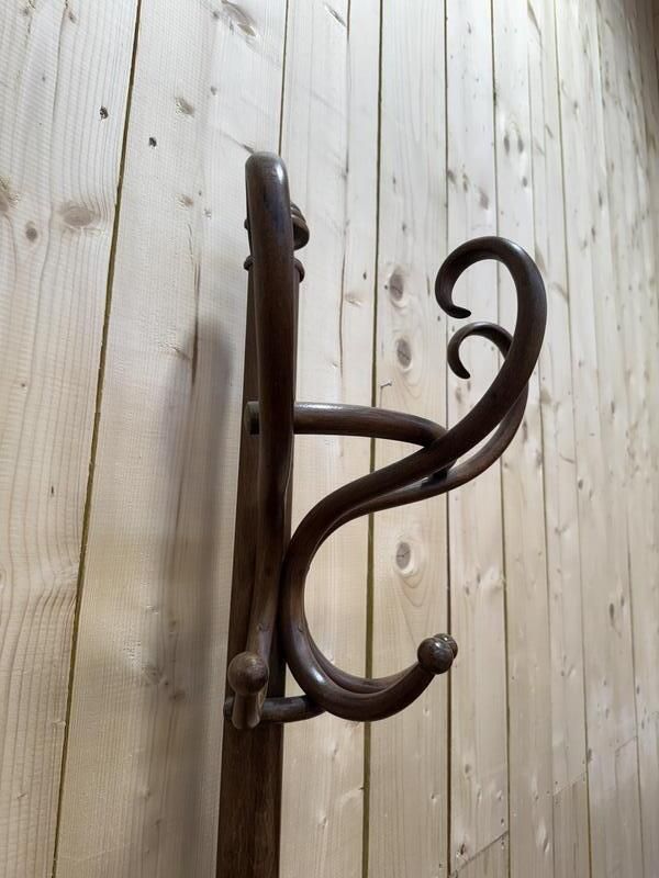 Portemanteau   Perroquet Thonet En Bois Courbé photo for sale
