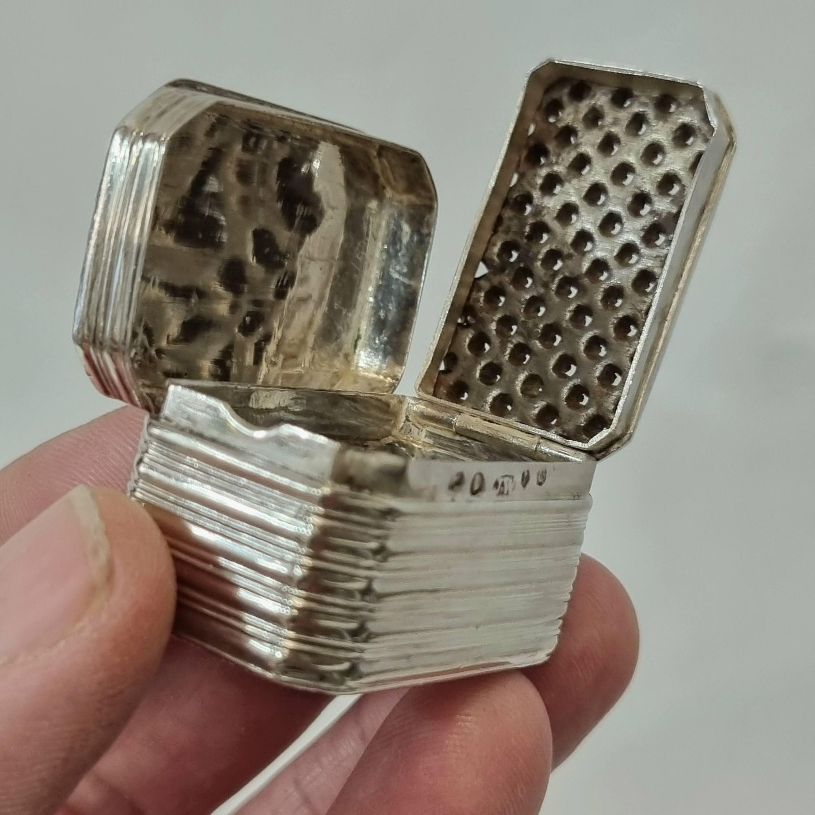 A Scarce And Fine Larger Sized Example Of A George IV Sterling Silver Nutmeg Grater, By Joseph Wilmore Of Bread Street, Birmingham, Dated 1825. photo Home Decor