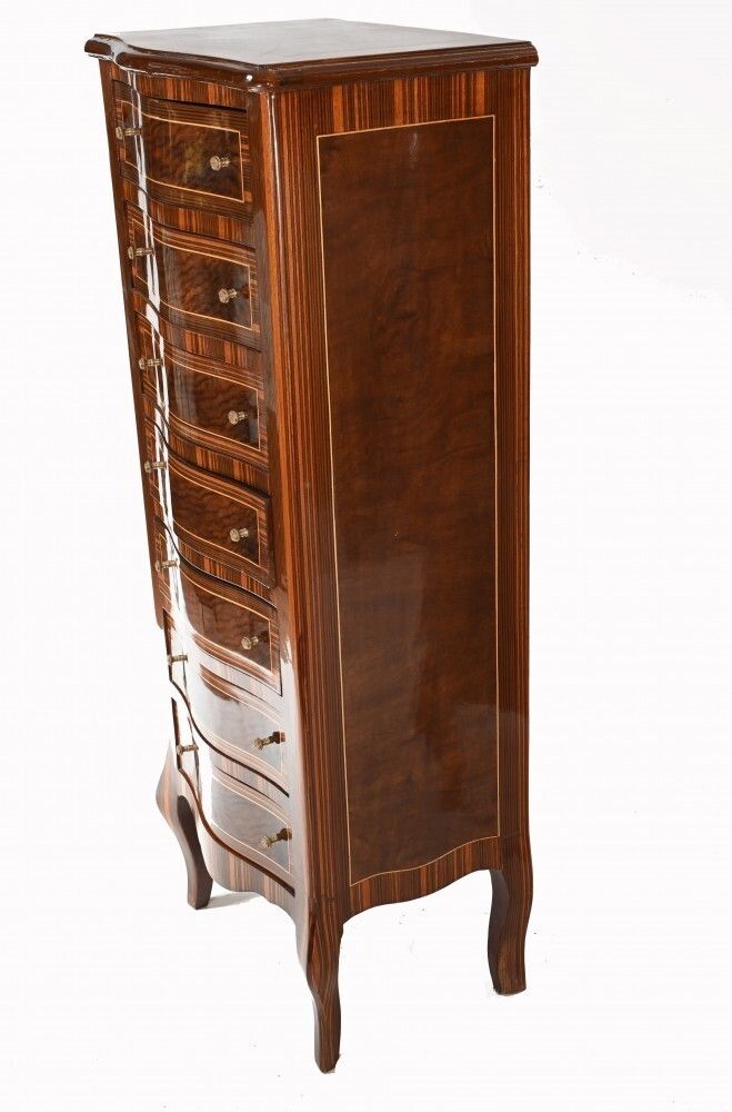 Pair Regency Tall Boy Chests Drawers photo furniture