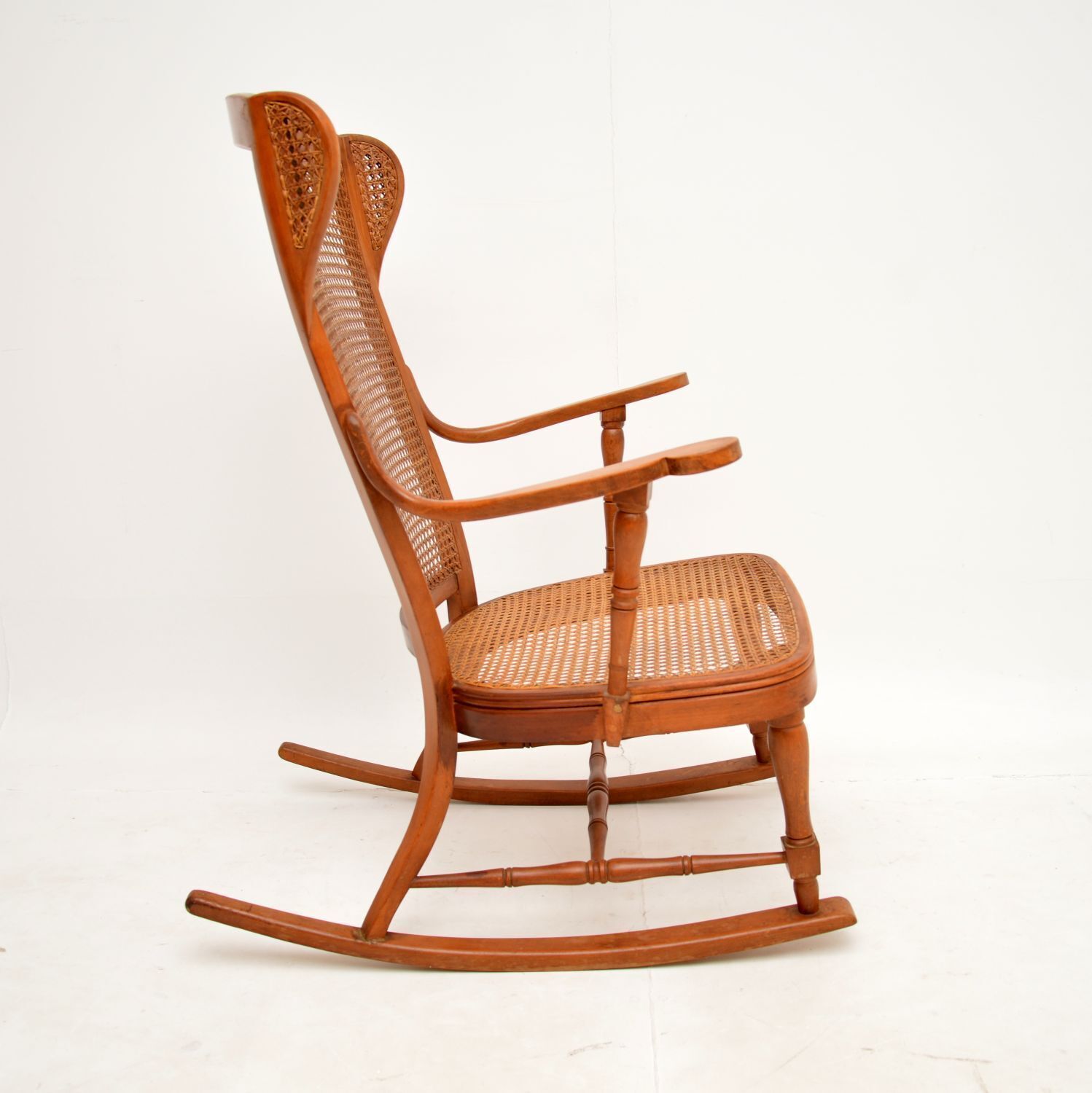 Antique Bentwood Cane Rocking Chair photo Furniture