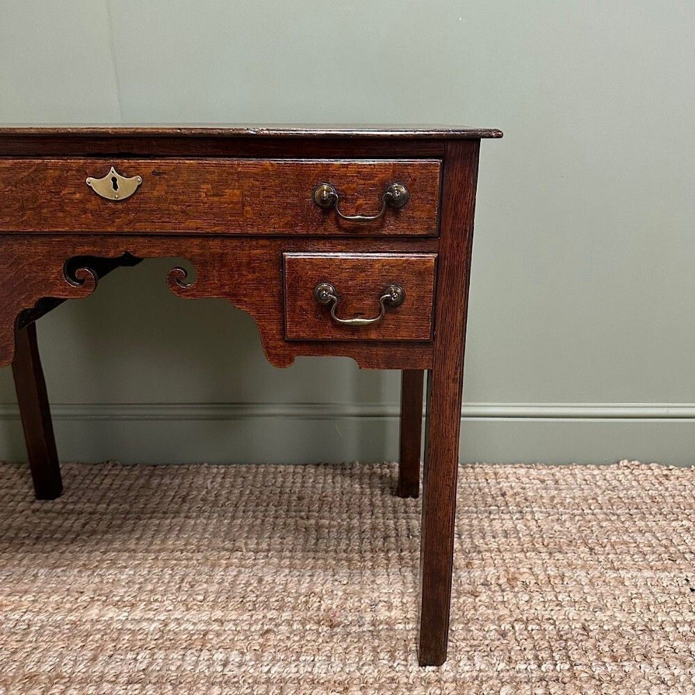 Country House 18th Century Antique Oak Side Table photo 795.0