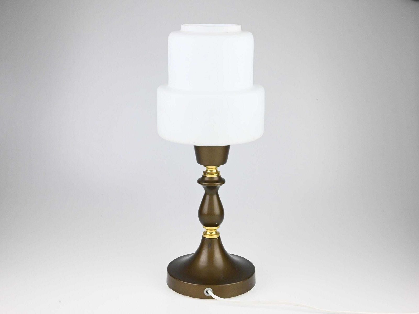 Rare Vintage Drukov Brno Table Lamp, Drukov Lamp, Bedside Lamp, Mid Century Light, Vintage Lamp, Modern Lamp, Big Desk Lamp, Table Lamp photo for sale