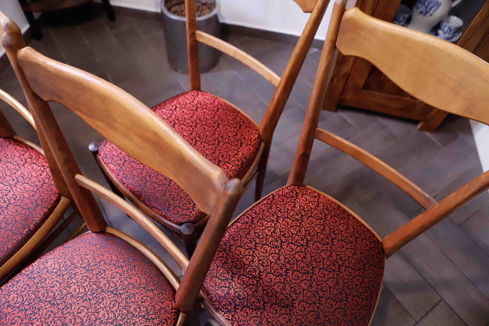 photo furniture Set Of Retro Dining Chairs – Dřevotvar Jablonné Nad Orlicí