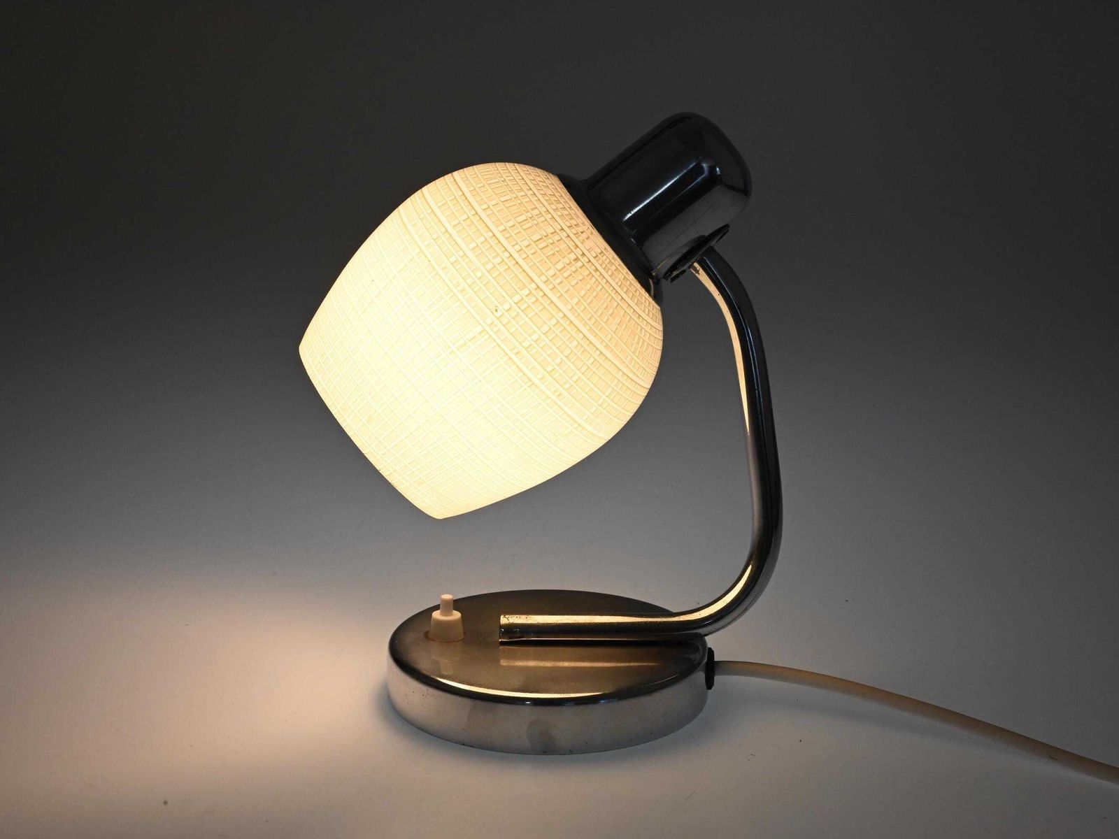 Vintage Napako Art Deco Table Lamp, Vintage Table Lamp, Art Deco Lamp, Desk Lamp, Bedside Lamp, Mid Cenutry Lamp, Chrome Lamp, Table Light photo furniture