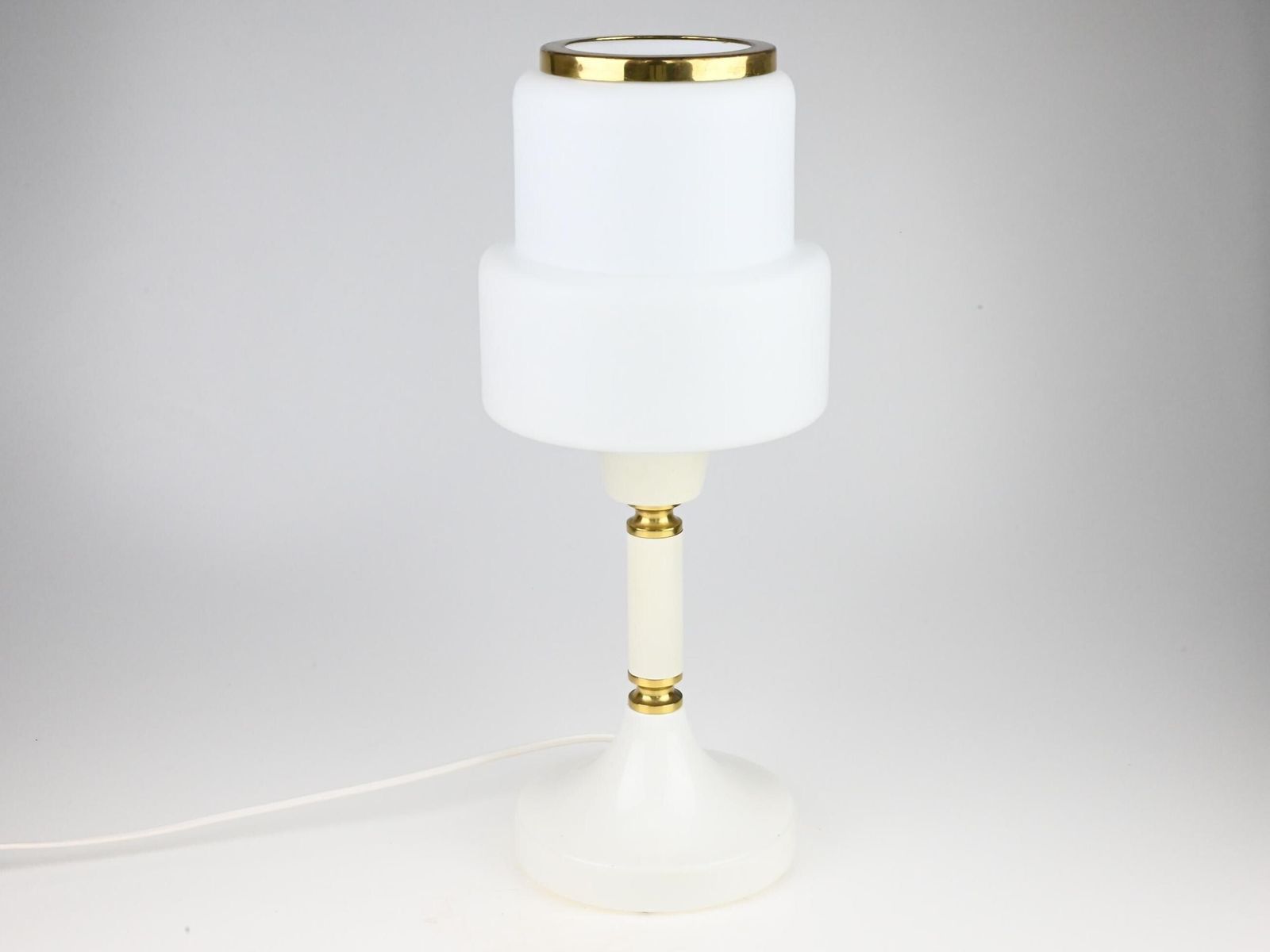 Rare Vintage Drukov Brno Table Lamp, Drukov Lamp, Bedside Lamp, Mid Century Light, Vintage Lamp, Modern Lamp, Big Desk Lamp, Table Lamp photo vinterior