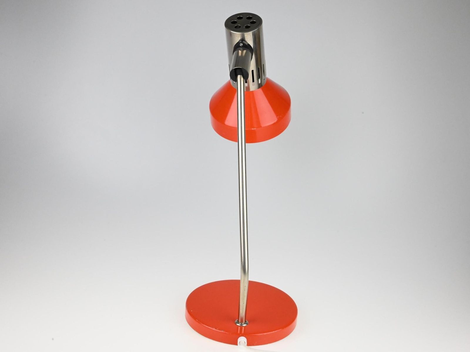 Vintage Red Table Lamp, Aka Ddr Lamp, Red Lamp, Mid Century Lamp, Table Lamp, Desk Lamp, Bedside Lamp, Table Light, Lighting, Vintage Lamp photo buy