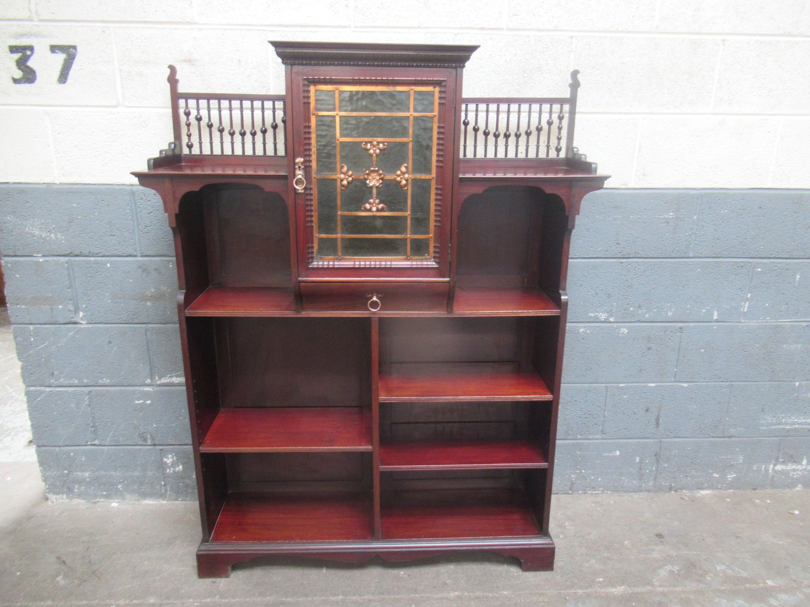 Mahogany   Lamb Of  Manchester  ,  Late Victorian   Open Bookcase. photo for sale