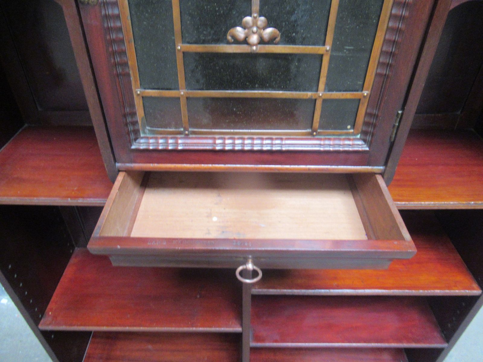 photo for sale Mahogany   Lamb Of  Manchester  ,  Late Victorian   Open Bookcase.