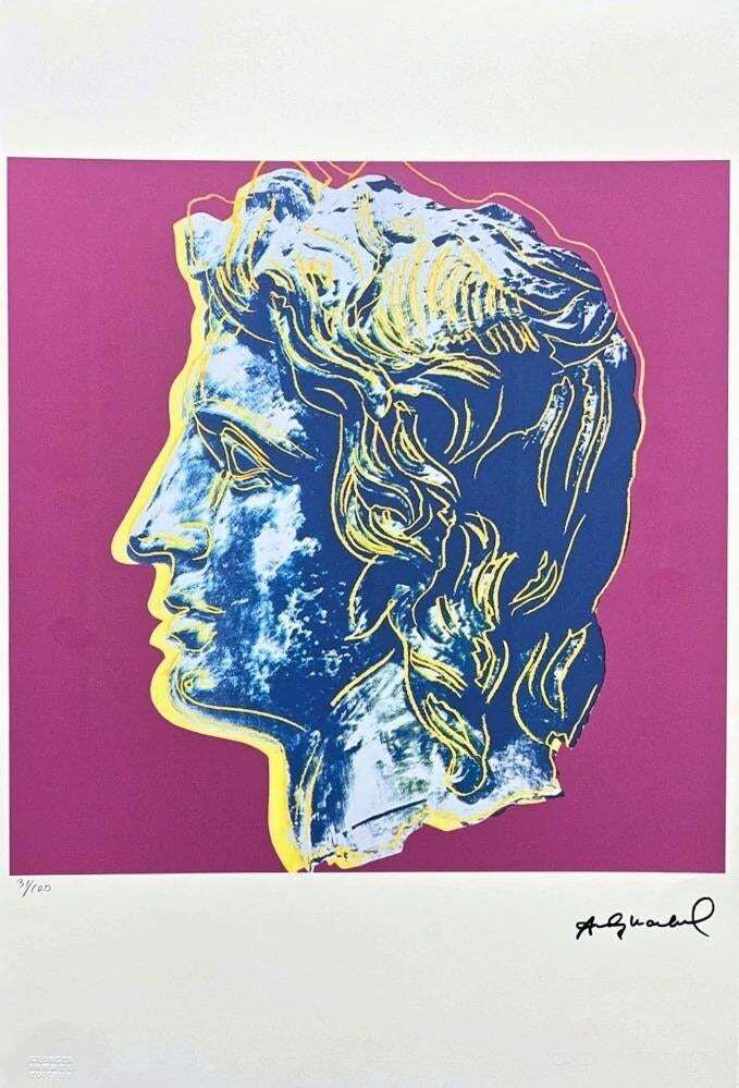 After Andy Warhol, Alexander The Great   Dark Pink, 1980s, Lithograph