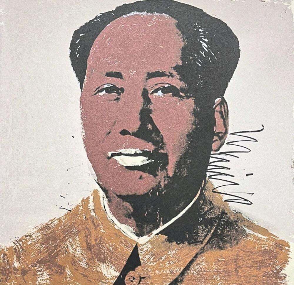After Andy Warhol, Mao Zedong Brown, 1980s, Lithograph photo Art