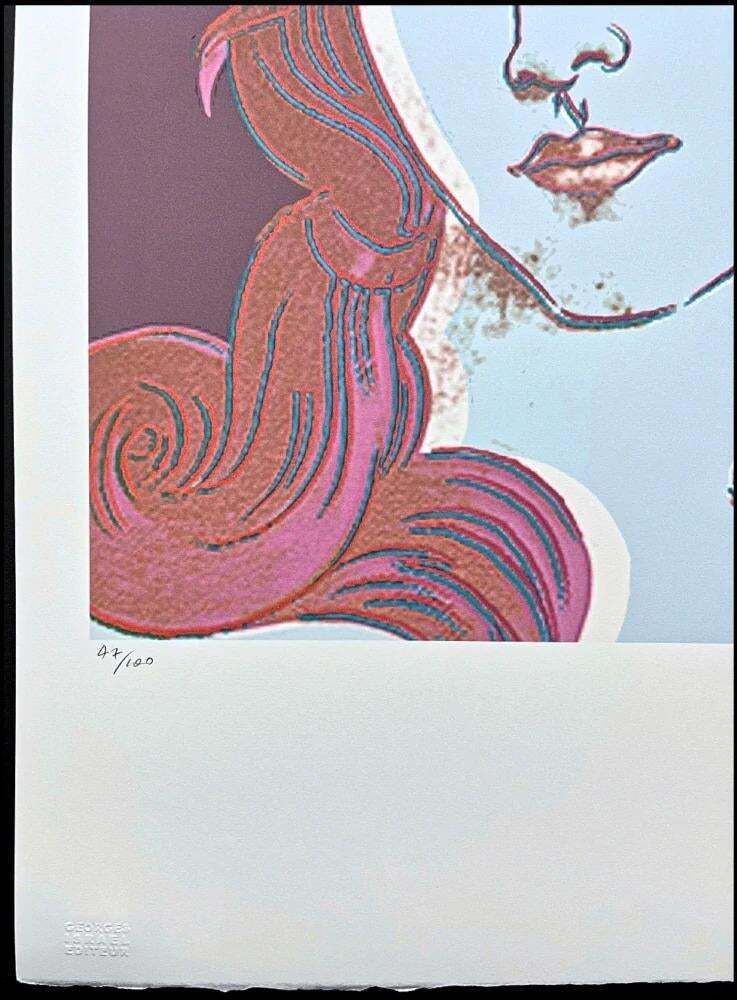 After Andy Warhol, Birth Of Venus   Purple, 1980s, Lithograph photo Art
