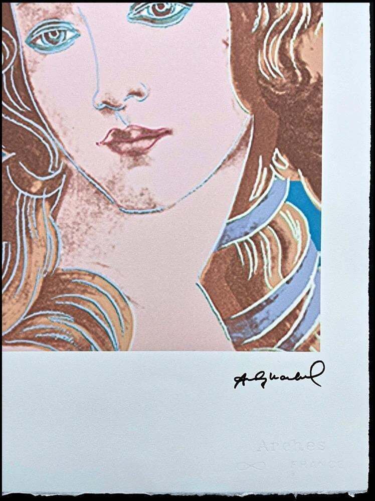 After Andy Warhol, Birth Of Venus Blue, 1980s, Lithograph photo Art