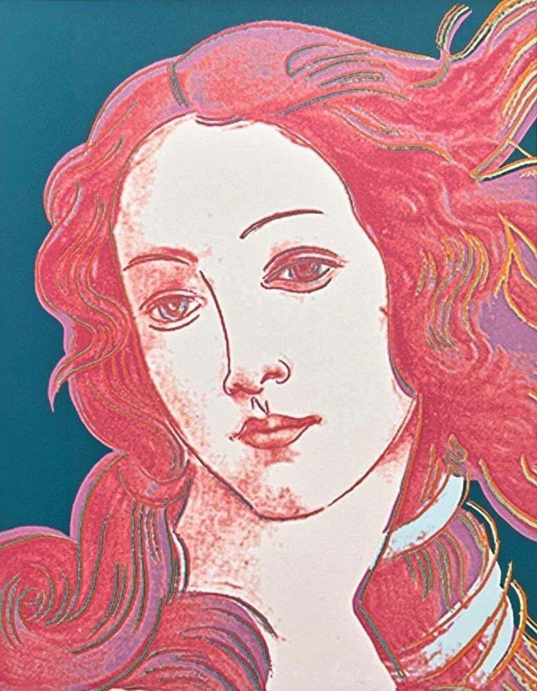 After Andy Warhol, Birth Of Venus   Pink, 1980s, Lithograph photo Art