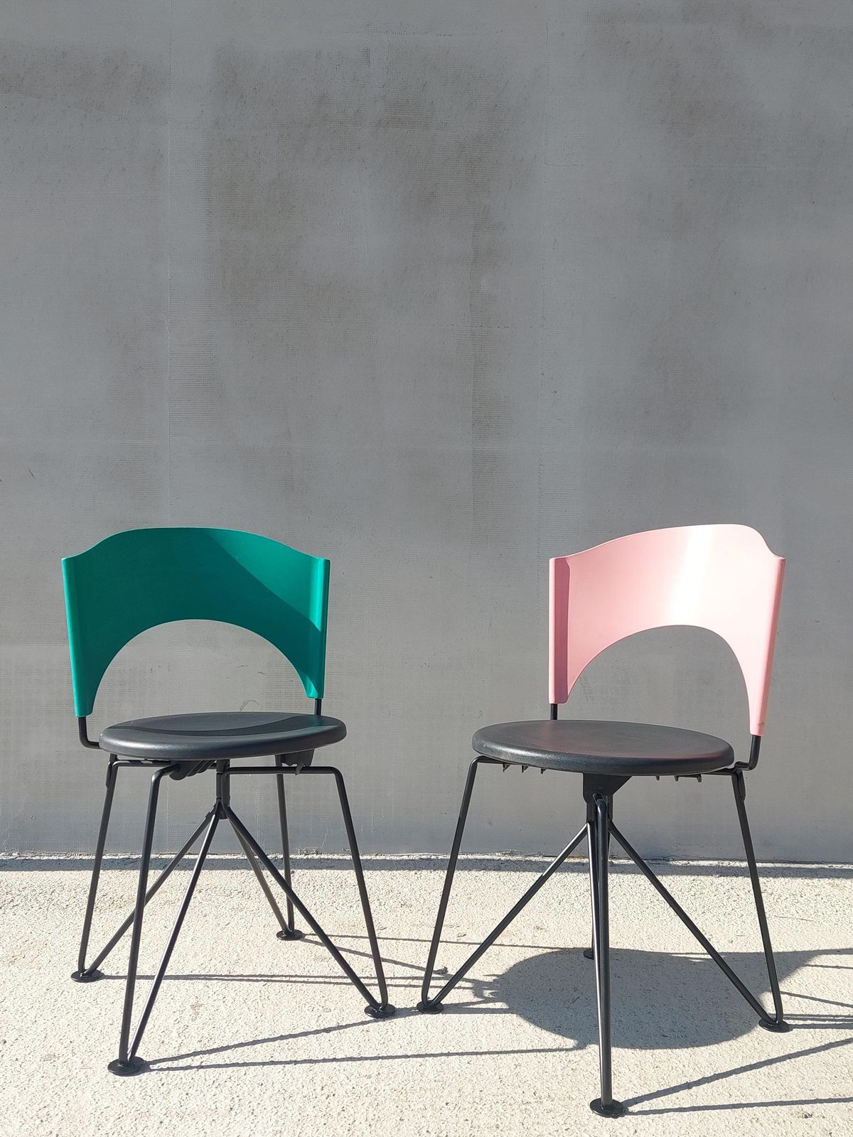 Italian Modern Chair, Design Carlo Bartoli For Bonaldo, Sofia Chair, Italian Designer Chair, 1980s photo for sale