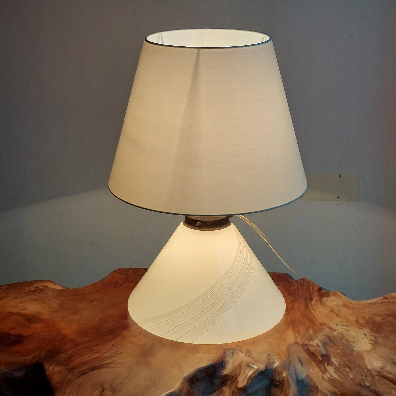 Vintage Italian Ceramic Table Lamp/Iitalian Design/Xl Ceramic Desk Lamp/3 Lighting Variants / Retro Table Lamp /Mcm Lightning /Mcm Home/70's photo Lighting