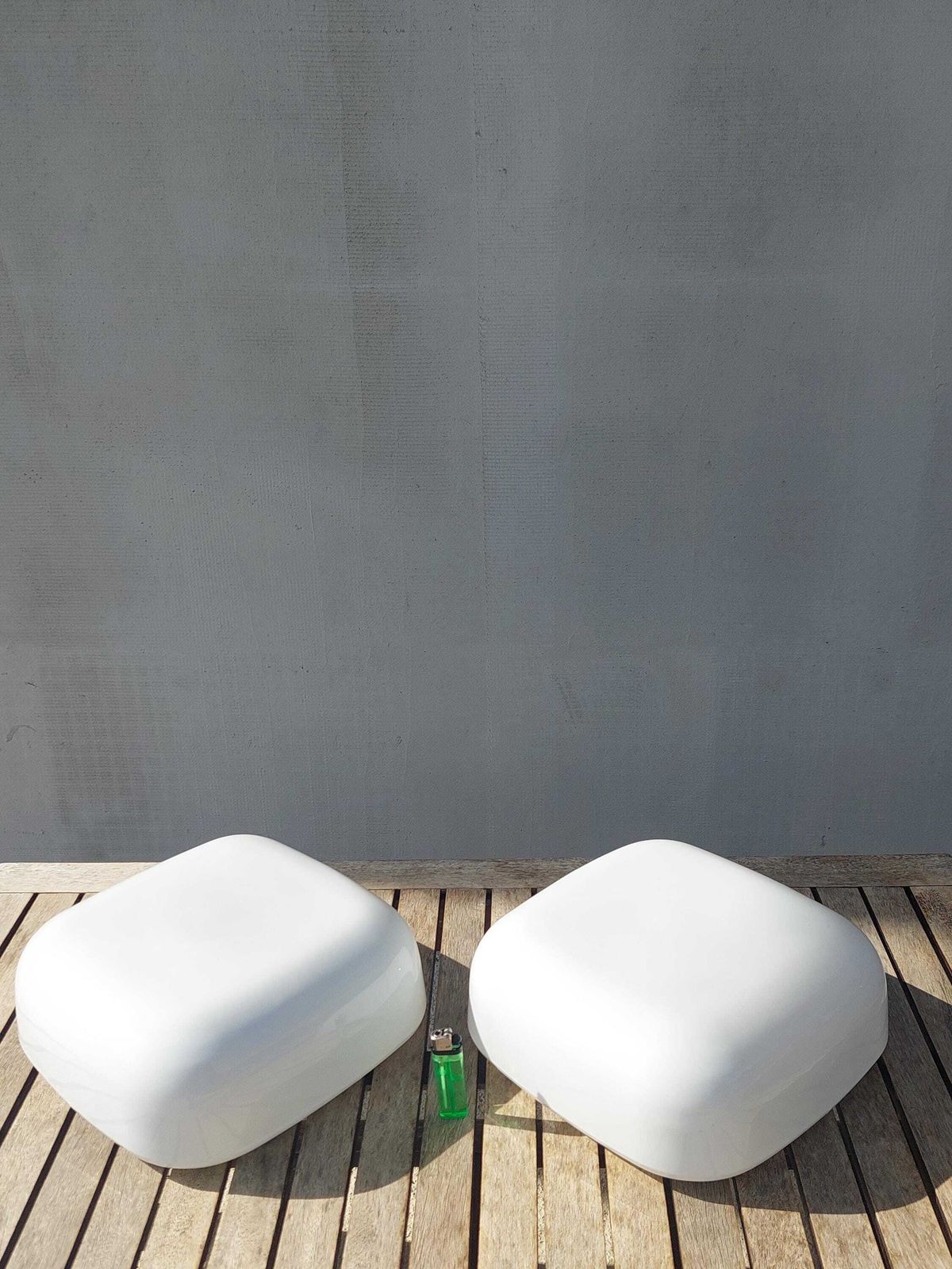 Vintage Wall Sconce Lamp, Pair, Flush Mount Ceiling Lamp Sconce, Minimalist Wall Sconce, Mid Century Wall Lamp, Space Age, 1970's photo furniture
