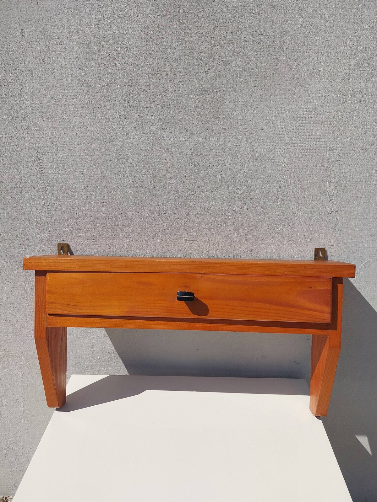 photo furniture Vintage Wall Shelf With Drawer/Rustic Kitchen Schelf With Drawer/Wall Schelf/Small Wall Cabinet/Farmhouse/ Rustic/Cottage/Shabby Chic/1970's