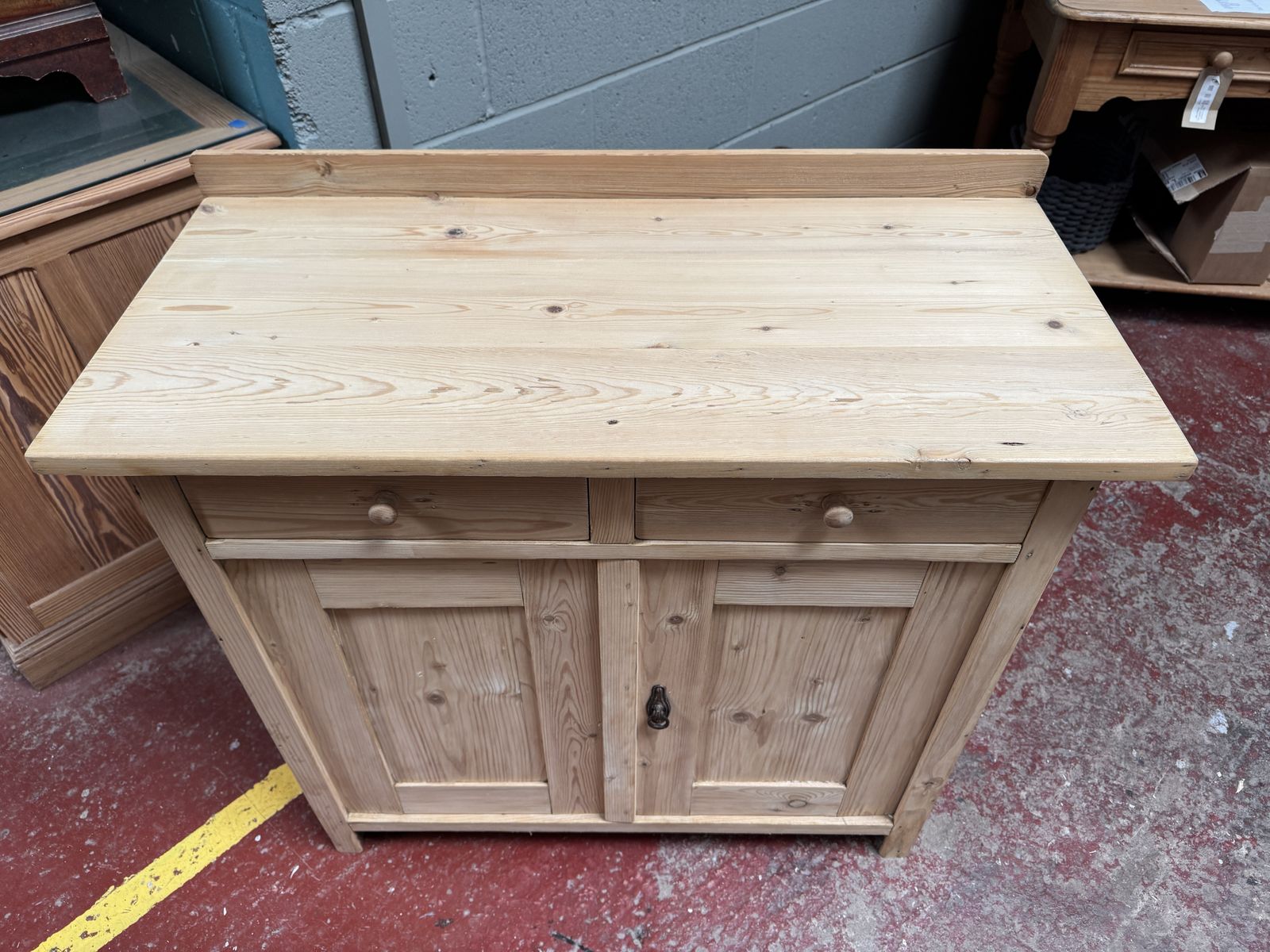Stripped Pine Dresser Base, Ready For Finish   Wax/Paint photo 495.0