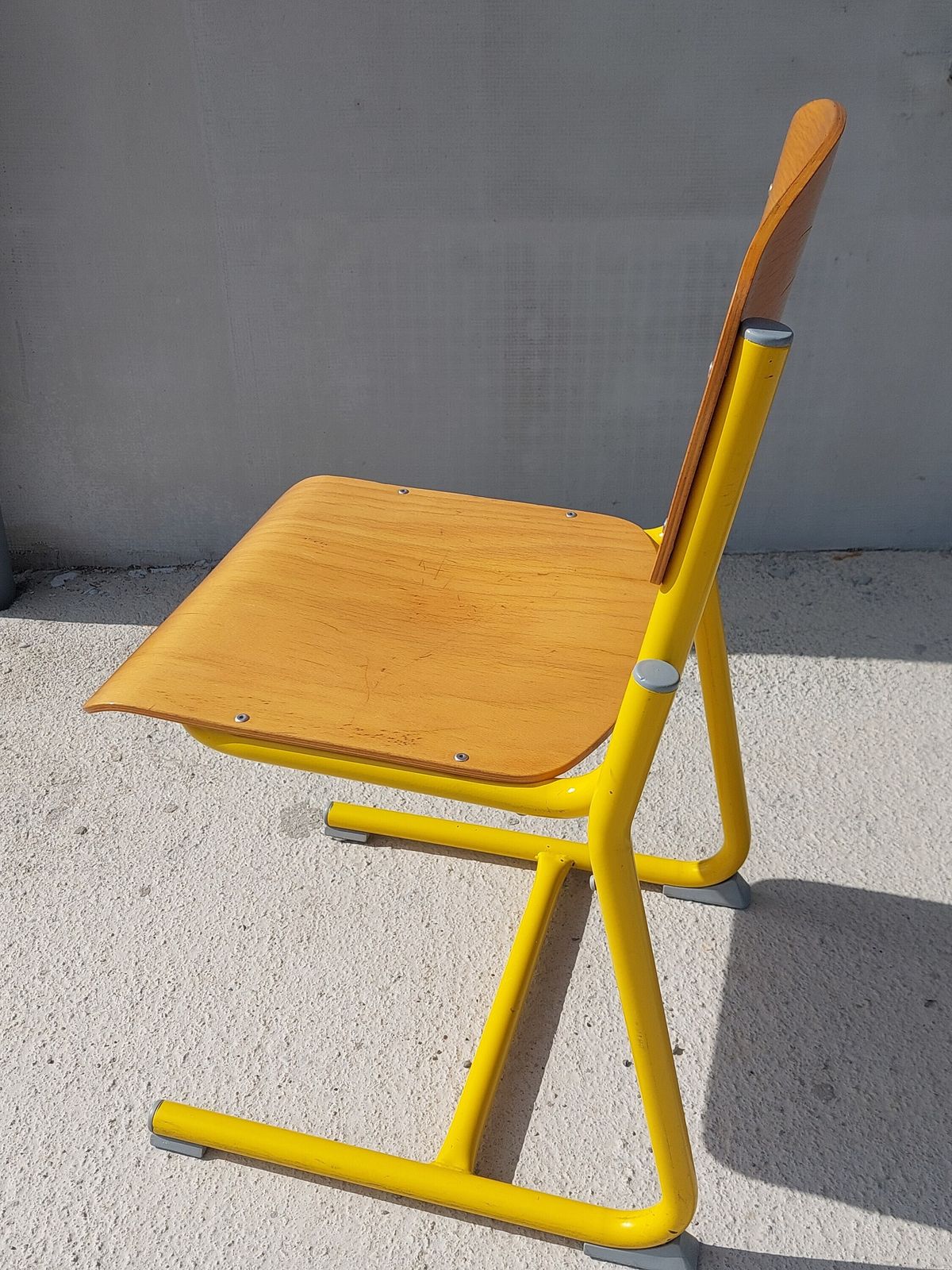 Children's Chair, Kid's Chair, Chair From Kindergarten, Children's Chair, Kids Room, Industrial Style, 1990s photo for sale