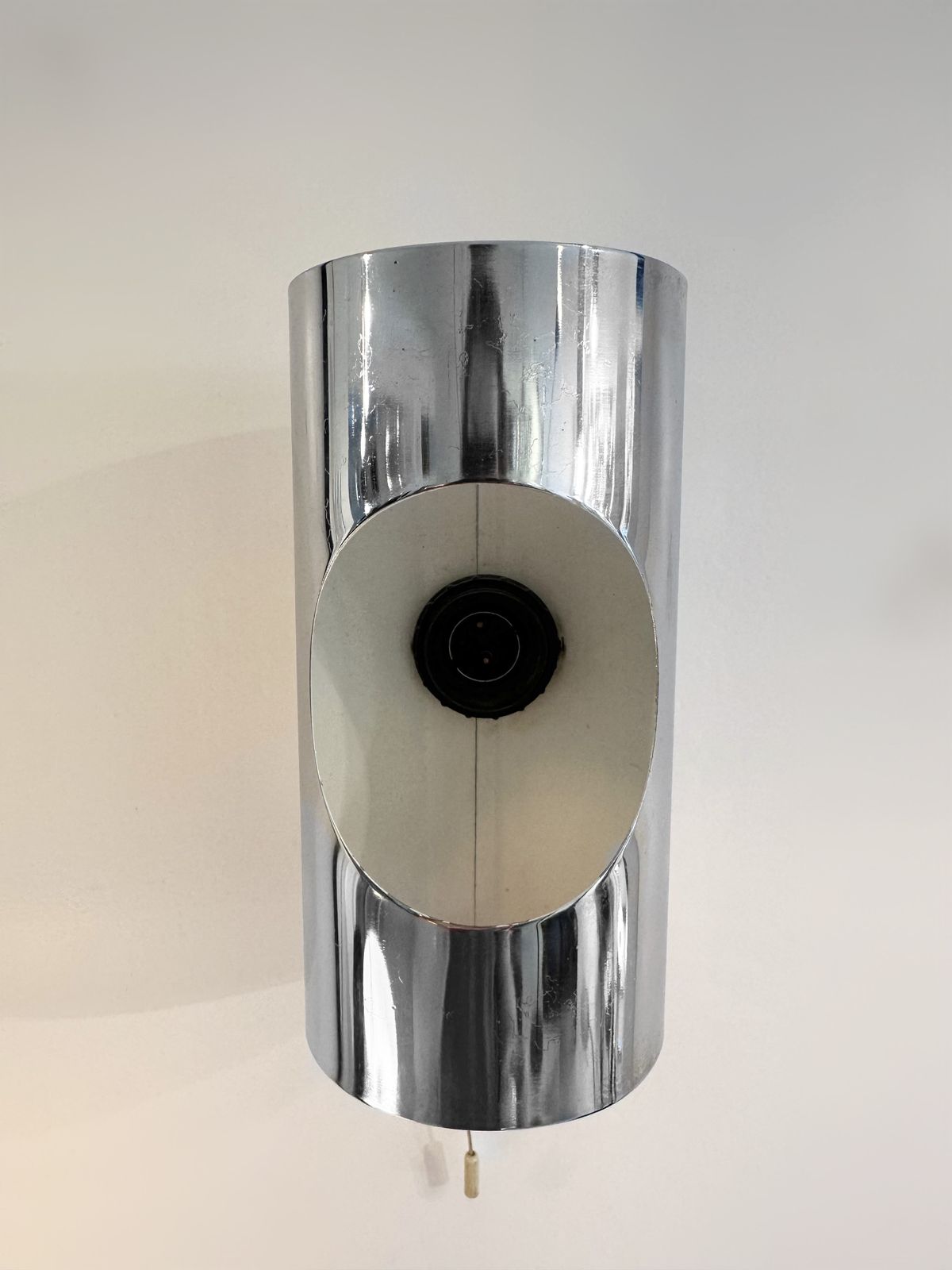 Pair Of Chrome Wall Lights By Philippe Rogier For Prova Denmark, 1970 photo buy