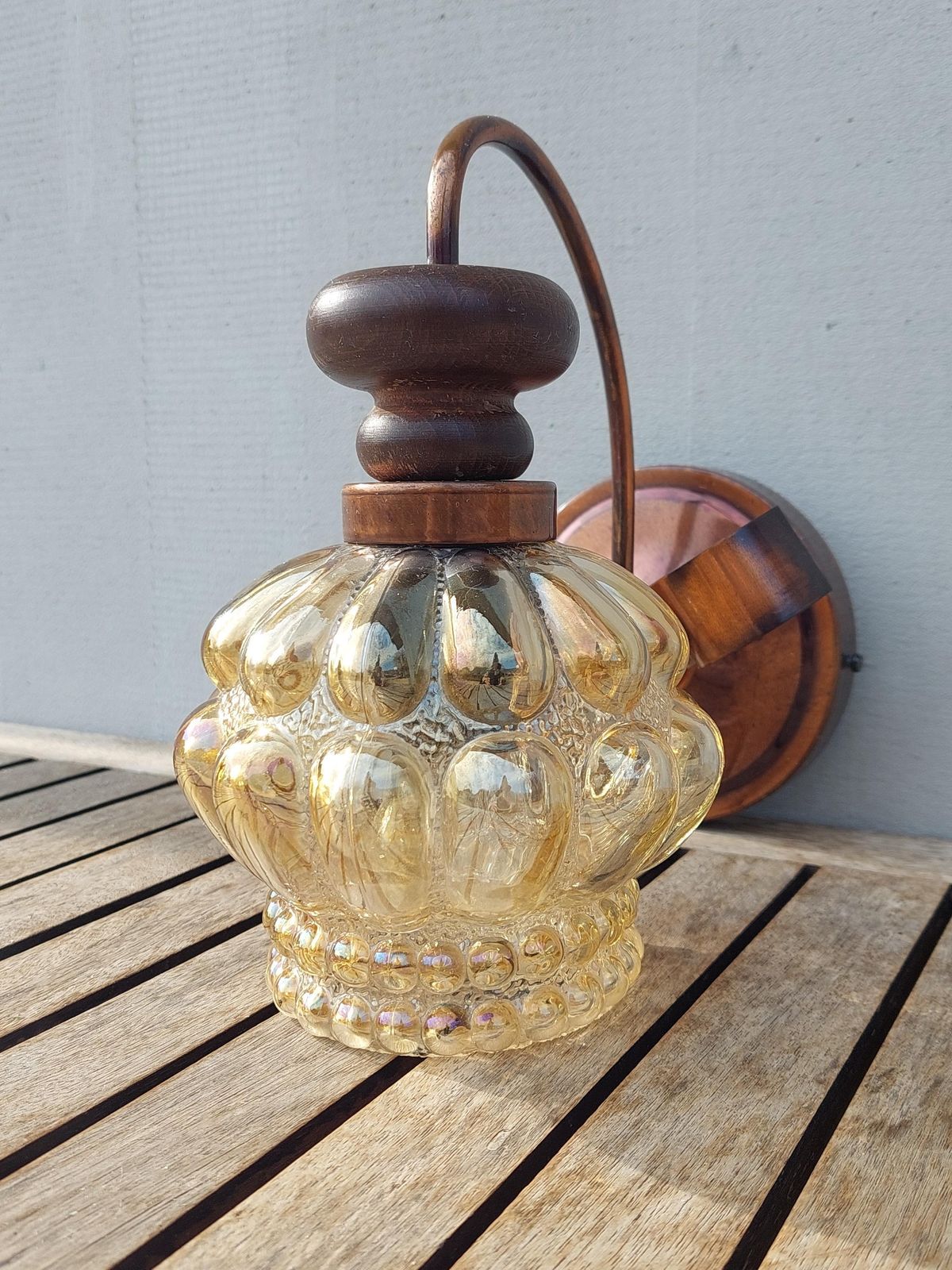 Helena Tynell Bubble Style Lamp, Retro Bubble Glass Wall Light, Retro Lighting, Space Age Wall Light, Mid Century Wall Lamp, 1970"S photo for sale