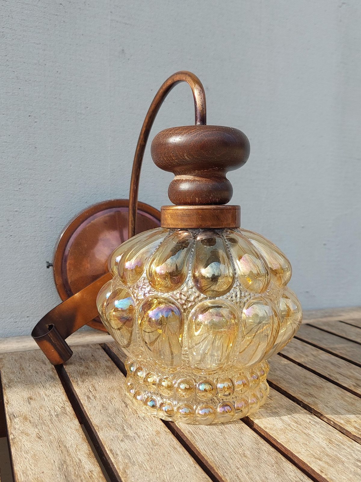 Helena Tynell Bubble Style Lamp, Retro Bubble Glass Wall Light, Retro Lighting, Space Age Wall Light, Mid Century Wall Lamp, 1970"S photo vintage