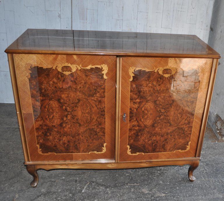 1940s Hungarian Neo Baroque Chest Of Drawers Commode Dresser photo for sale