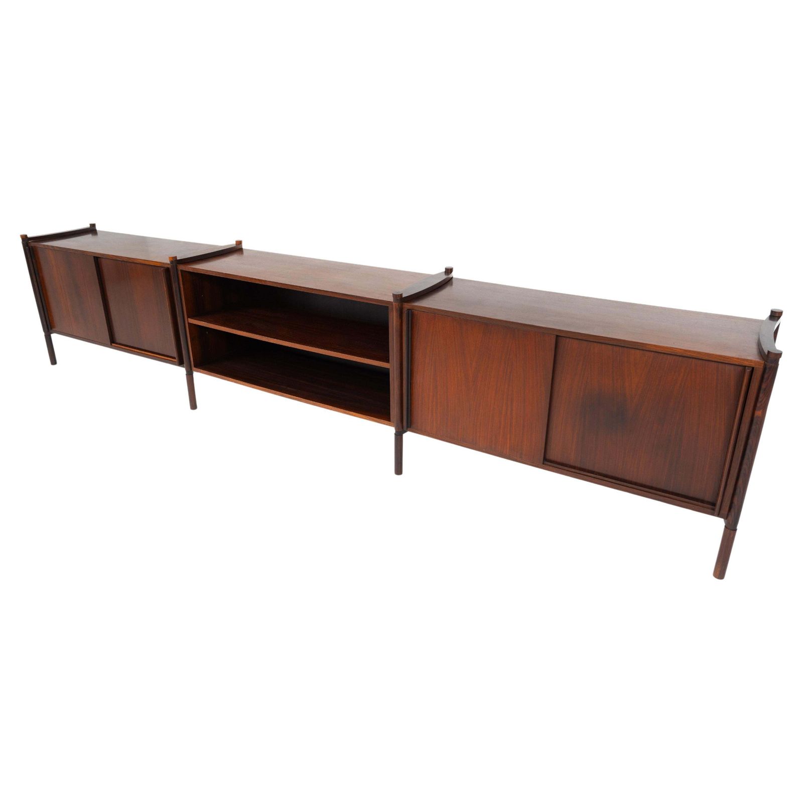 Mid Century Modern Wooden Sideboard By Fukuoh Hizori For Gavina, 1960s photo furniture