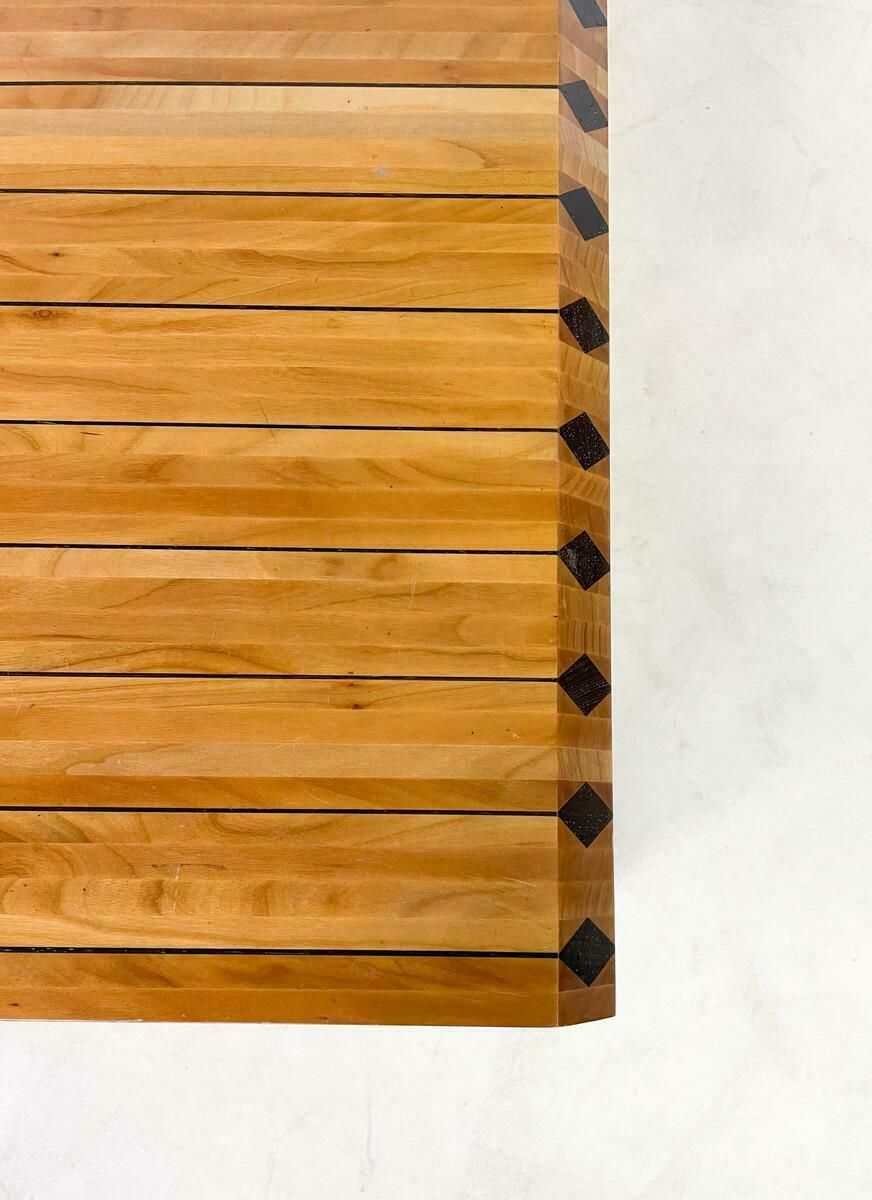 Mid Century Modern Italian Wooden Coffee Table, 1970s photo for sale