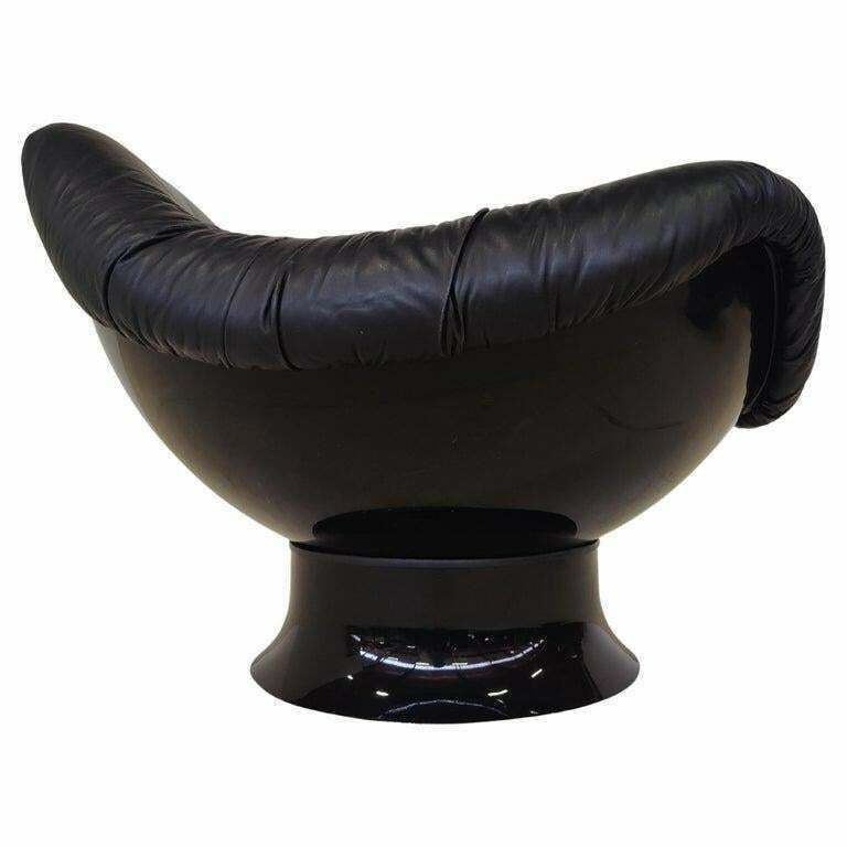 Mid Century Modern Rodica Lounge Chair And Ottoman By Mario Brunu, 1970s photo buy