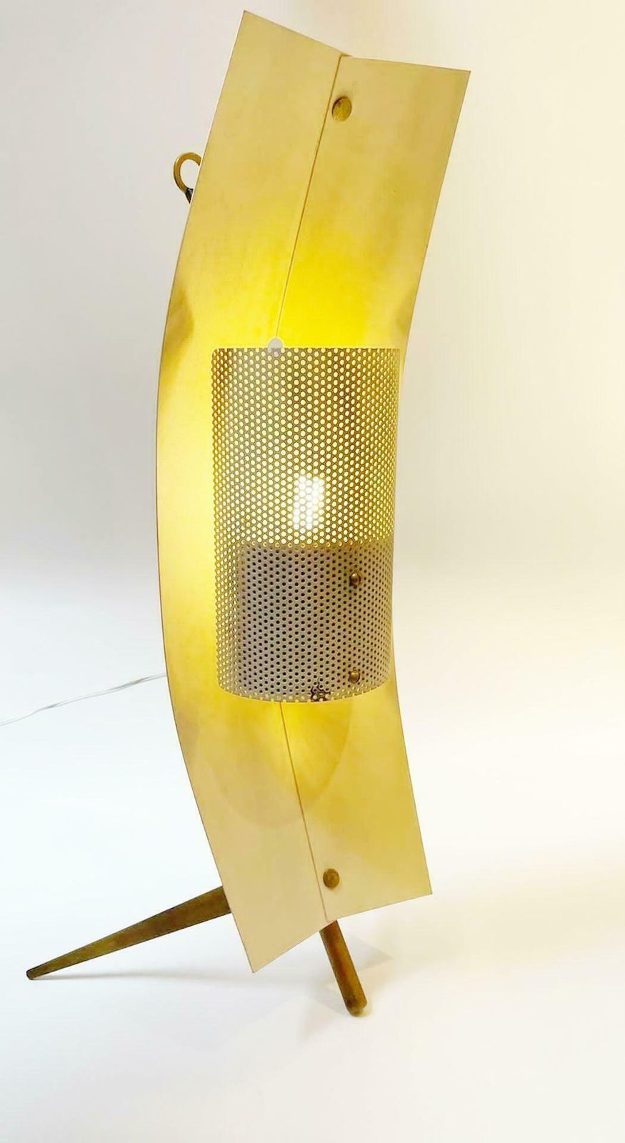 Pair Of Mid Century Modern Table Lamp/Sconce By Gastone Colliva, Italy, 1950s photo 5094.0