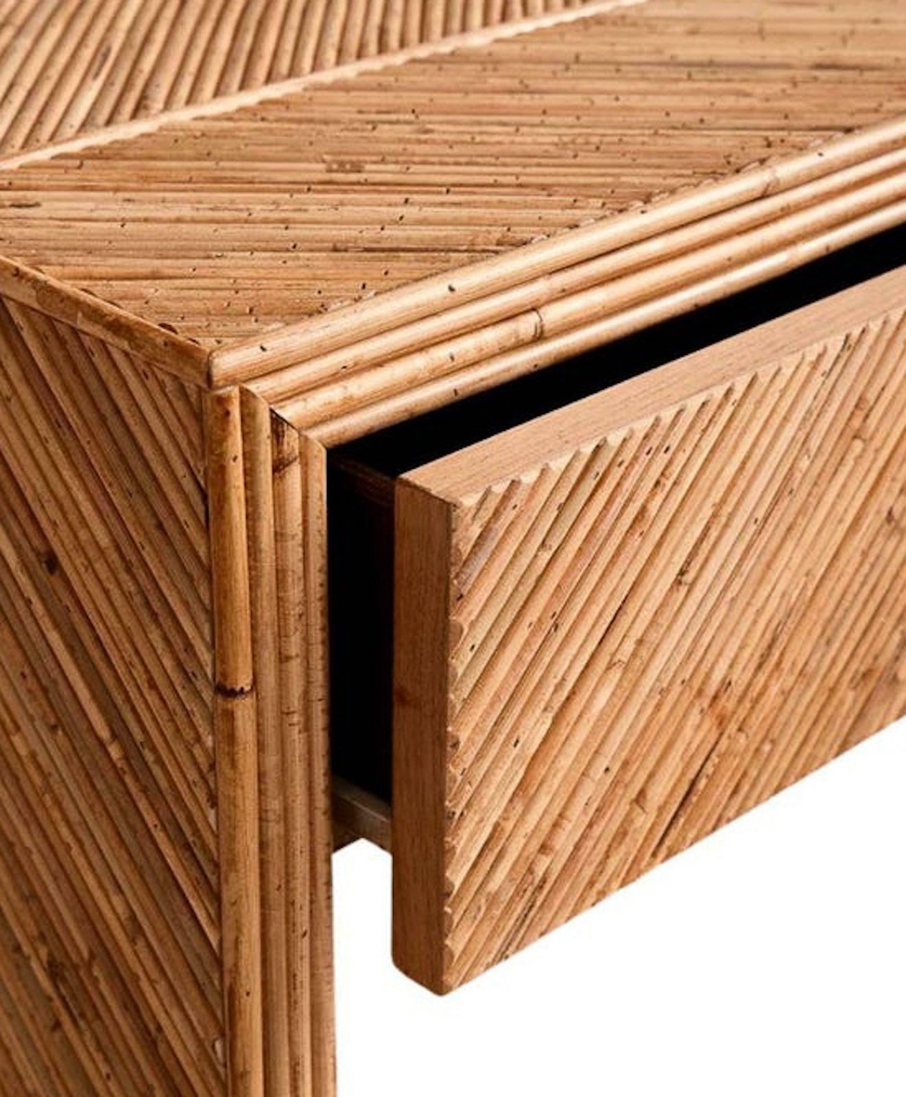 Contemporary Vanity, Bamboo And Glass, Italy photo Furniture