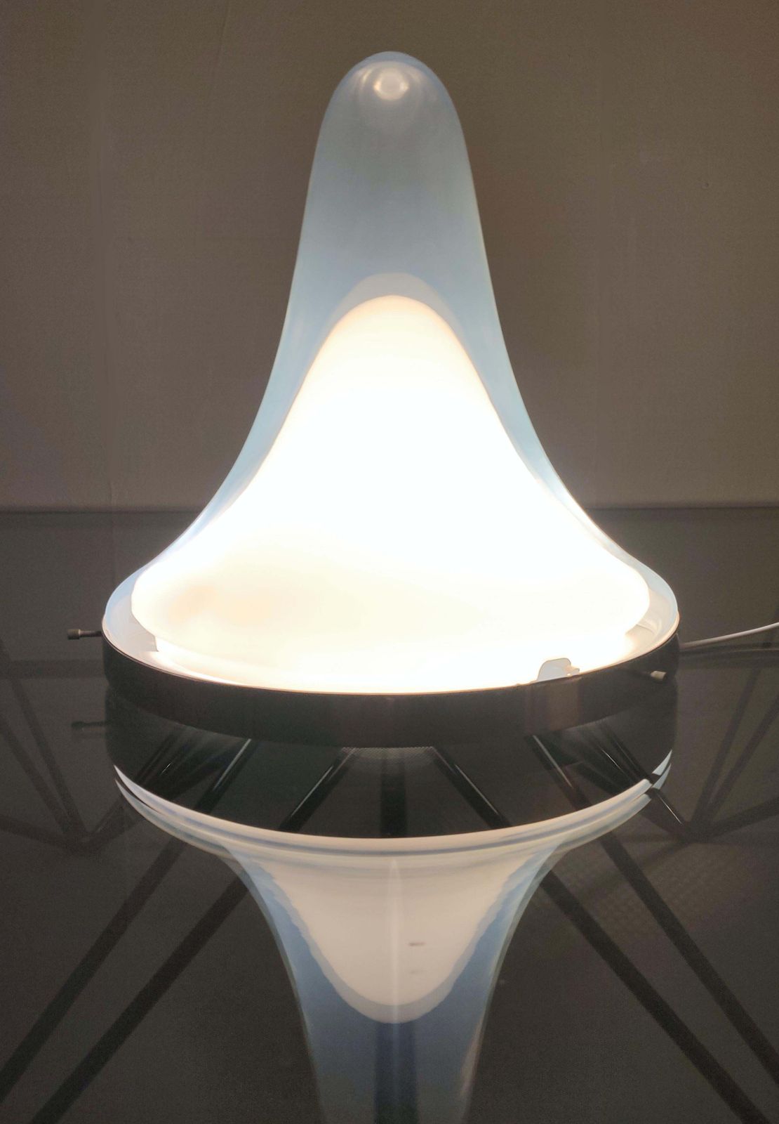 Table Lamp In Murano Glass By Carlo Nason, Italy, Circa 1970 photo vintage