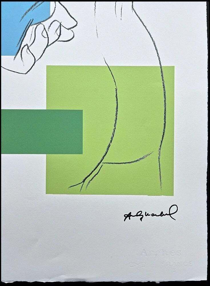 After Andy Warhol, Male Torso Green), 1980s, Lithograph photo for sale