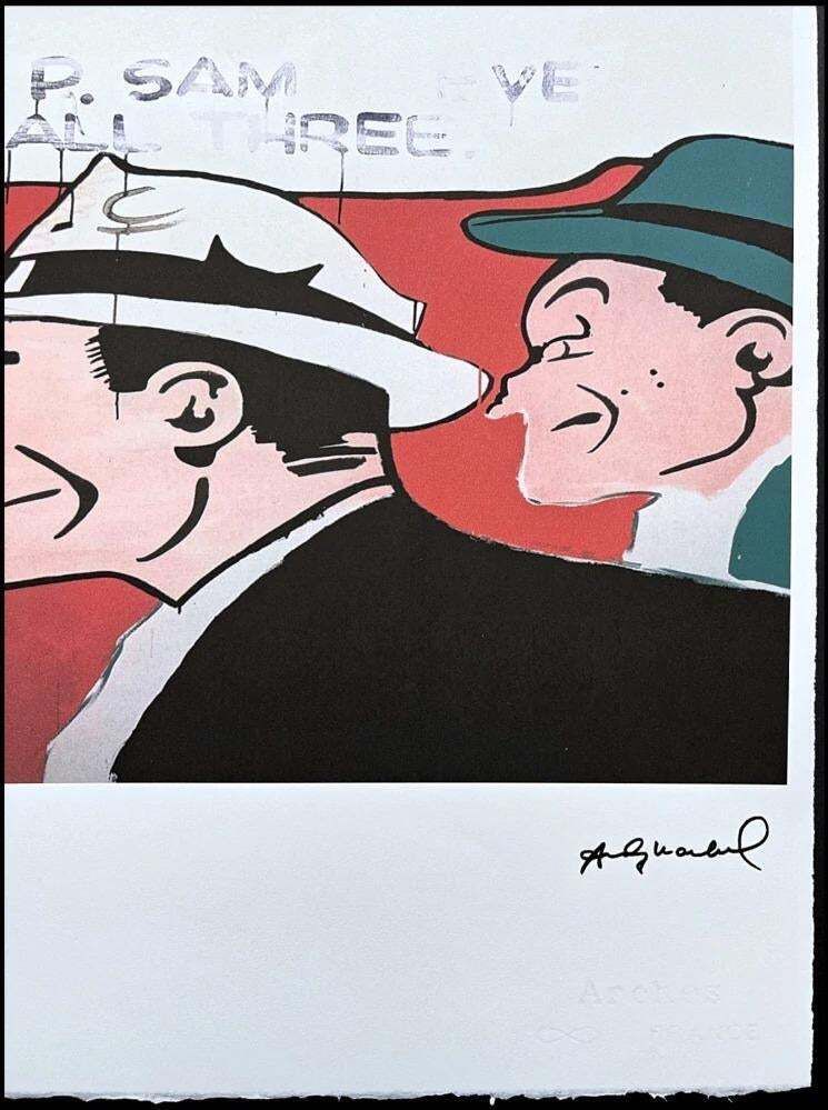 After Andy Warhol, Dick Tracy, 1980s, Lithograph photo Art